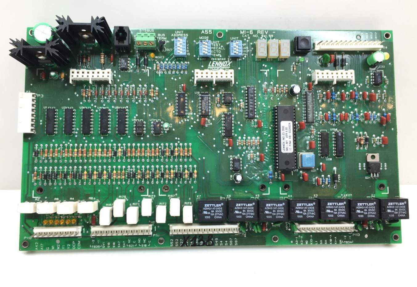 LENNOX A55 M1-6  94L99 Furnace Control Min Board Only HB-02348DA used #X138 - $175.00
