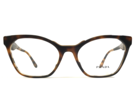 Prada Eyeglasses Frames VPR09U TH8-1O1 Brown Gray Tortoise Cat Eye 52-18-140 - £81.93 GBP