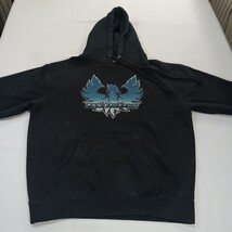 Independent Trading Co Farmington Men's Black Graphic Hoodie Sweatshirt Chest 49 image 12