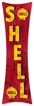 Shell Letters Grunge Bowtie Metal Sign 27" by 8" - $35.00
