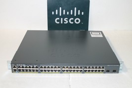 Cisco WS-C2960X-48FPD-L 48 POE+ GE+2 10G SFP+, LAN BASE (740W) - $60.76