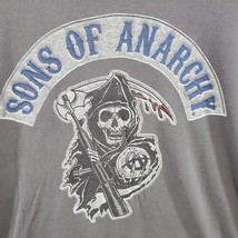 Sons of Anarchy Gray T-Shirt Men&#39;s XL Road Gear Flaw  - £11.86 GBP