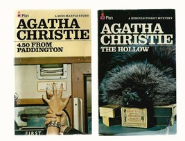 4 Vintage Agatha Christie Paperbacks Pan Books 1970S - £28.55 GBP