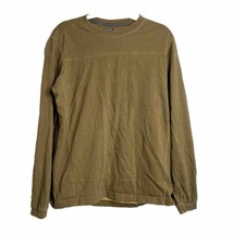 Kuhl Shirt Mens Brown Pullover Organic Cotton Long Sleeve Size Medium - £11.78 GBP