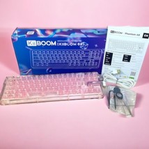 KiiBoom Phantom 68 RGB Mechanical 65% Keyboard PINK Crystal Gasket-Mounted - £80.50 GBP