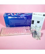 KiiBoom Phantom 68 RGB Mechanical 65% Keyboard PINK Crystal Gasket-Mounted - £80.88 GBP