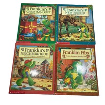 Lot of 4 FRANKLIN the Turtle Picture Books by Paulette Bourgeois Kid Scholastic - £8.77 GBP