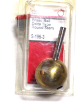 Delta Type Brass Ball Round Stem - Lasco MPN - S-196-3- Kitchen Faucet R... - £7.98 GBP