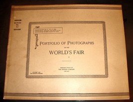 1892 Chicago World&#39;s Fair PORTFOLIO OF PHOTOGRAPHS Book #10 Columbia Exp... - $19.99