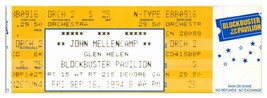 John Mellencamp Ticket Stub September 16 1994 San Bernardino California - £19.54 GBP