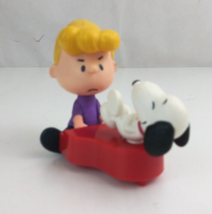 2015 The Peanuts Movie #9 Schroeder &amp; Snoopy McDonald&#39;s Toy Works - £3.06 GBP