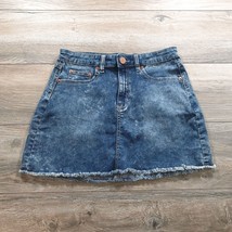 No Boundaries Womens Stretch Denim Skirt Mid Rise Size 11 Relaxed Casual - £14.94 GBP