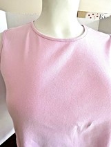 Appleseeds Womens XXL Pink Cotton Sleeveless Tee 23 &quot; Chest 23&quot; Length - £7.43 GBP
