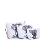 3 Piece Travel Kit Cosmetic Bag Toiletry Bag Womens Purse Clutch Pouch E... - £16.07 GBP