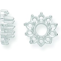 14K White Gold .25ct Cluster Setting 1mm (x10) - £61.49 GBP