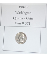 1982 P Washington Quarter, # 371 vintage coins, coins - $27.20