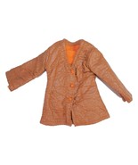 Vtg Mod Barbie Clone 11&quot; Fashion Doll Faux Leather Camel Brown Jacket Co... - $145.66 MXN