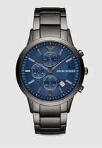 Emporio Armani AR11215 Men&#39;s Gunmetal Stainless Steel Watch - £291.96 GBP