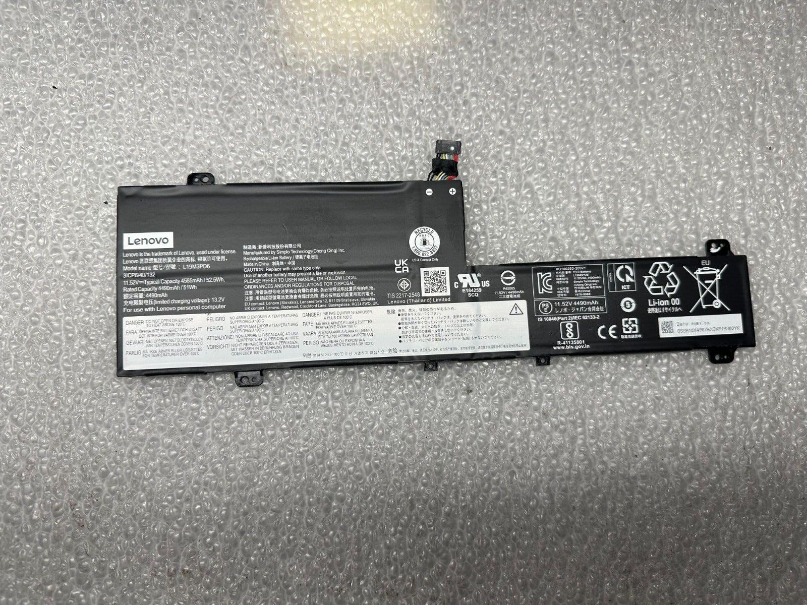 Lenovo Ideapad Flex 5 15ITL05 genuine original battery L19M3PD6 - $7.43
