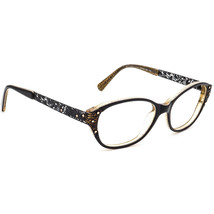 Jean Lafont Eyeglasses Sentiment 1012 Black Rhinestones Cat Eye France 52-15 126 - £196.64 GBP