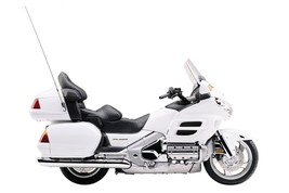 2004 Honda Goldwing white Motorcycle | 24x36 inch POSTER | vintage classic - £16.10 GBP