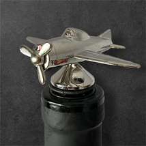 Airplane Wine Stopper - Preserve Freshness in Style - Unique Metal Bottl... - £7.48 GBP+