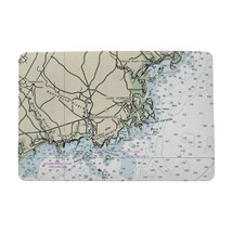 Betsy Drake Kennebunckport ME Nautical Map Door Mat 30 x 50 in. - Large - $124.82 CAD