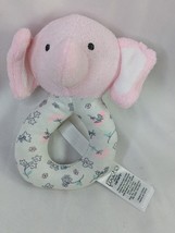 Precious Firsts Carters Elephant Rattle Plush 5.5 Inch Stuffed Animal Toy - £11.45 GBP