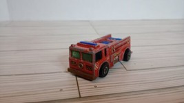 Hot Wheels Fire Eater Engine Emergency Red 1976 Mattel Hong Kong BW Vint... - $3.95