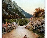 Road Entering Dixville Notch New Hampshire NH UNP DB Postcard W12 - £3.11 GBP