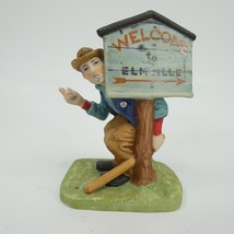 The Danbury Mint "Speed Trap" 1989 Norman Rockwell Figurine 1989 WIH#2 - $6.95