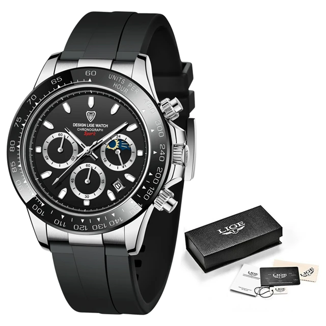 Men Watch Top Brand Luxury Waterproof Quartz watches Wrist Watches for M... - £41.06 GBP