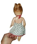 Vintage Doll w/ Molded Hair Hard Plastic Sleepy Blue Eyes 10” Tall - $67.70 CAD