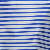 Royal Blue - 90&quot; x 132&quot; Tablecloth Rectangle Ever Lovable Stripes Party - £30.66 GBP