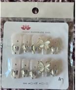 3 Packages Press on nails Handmade Butterfly Design Size S - €15,21 EUR