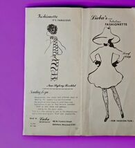 Vintage 1969 Lieba&#39;s Fabulous Fashionette New Scarf Styling Booklet 20 Ways - $15.56