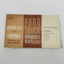 1967 Ford Truck 500 - 1000 Operator's Manual w/ Tag Original - £10.56 GBP