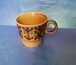 Vintage Scandinavian Pottery Norway 2757 Norge Brown Glazed Ceramic CUP - £11.65 GBP