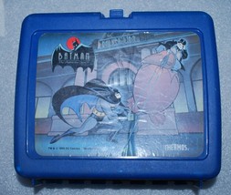 1993 VINTAGE BATMAN DC COMICS PLASTIC LUNCH BOX MADE BY THERMOS - $16.82
