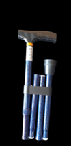 DMI Folding Collapsible Walking Cane Adjustable Height w/ Ergonomic Wood... - €12,83 EUR