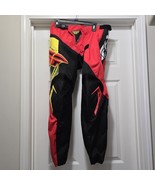 New Fly Racing F-16 Motocross Pants Red Black Yellow MX Off-Road Men&#39;s S... - €51,55 EUR