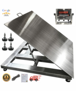 5&#39;x5&#39; (60&quot;x60&quot;) Stainless Steel Floor Scale &amp; Indicator | Wash down | 2,... - $100,069.05 MXN