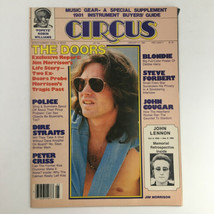 Circus Magazine January 31 1981 Jim Morrison &amp; John Lennon Poster No Label - £17.42 GBP