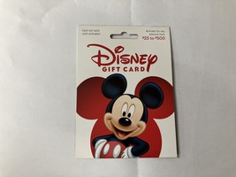 DISNEY GIFT CARD ENTERTAINMENT PARK KID BOY GIRL CHILD VACATION RESORT T... - $82.12 CAD+