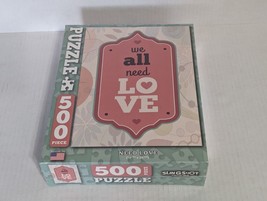 Jigsaw Puzzle 500 Pc We All Need Love 19x26 Slingshot Publishing Made in... - £6.88 GBP