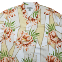 Tommy Bahama Hawaiian Shirt Mens XL Silk Floral Short Sleeve Tropical Vi... - €18,24 EUR