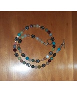 Handmade Multicolor Multi-Stone Gemstone Necklace - £23.60 GBP
