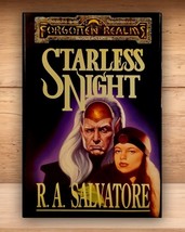 Forgotten Realms Starless Night - R A Salvatore - Hardcover DJ 1st Edition 1993 - £7.88 GBP