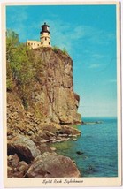 Postcard Split Rock Lighthouse Lake Superior North Shore Drive Minnesota - £2.32 GBP