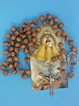 Caridad del Cobre Rosario madera de Jerusalen olive wood rosary JERUSALE... - $13.86